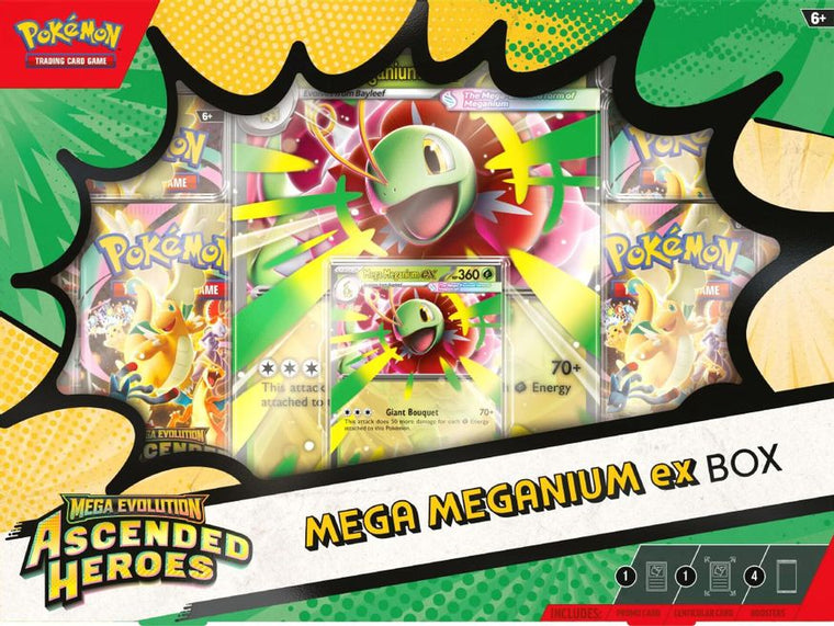 Pokémon Ascended Heroes Mega Meganium ex Box (Sealed)