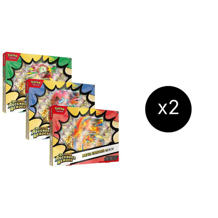 Pokémon Ascended Heroes Mega ex Boxes Case (Sealed)