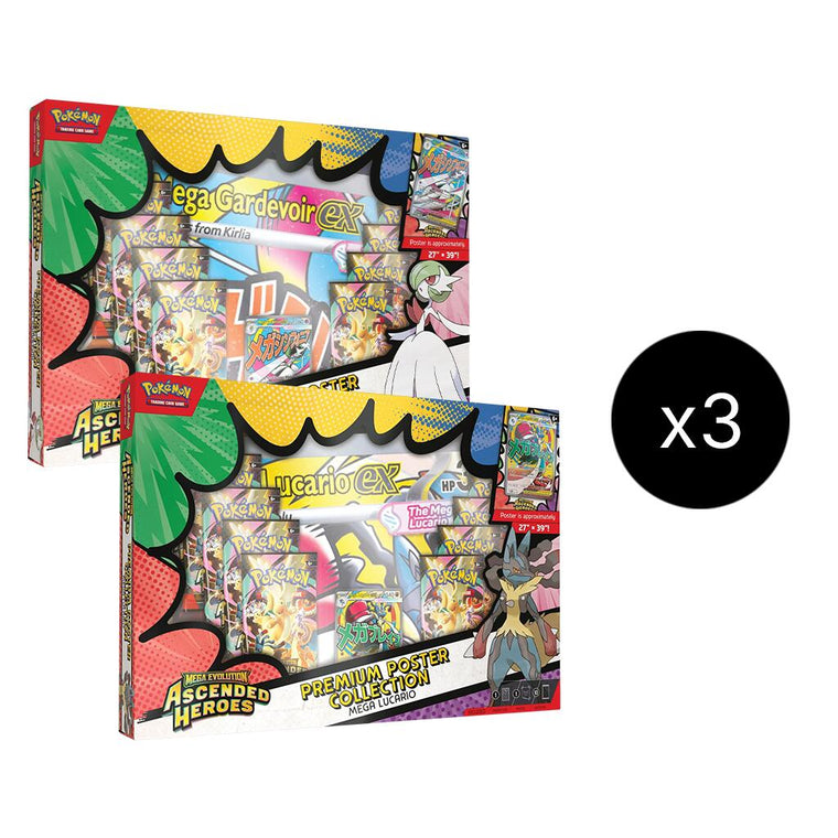 Pokémon Ascended Heroes Premium Poster Collection Case (Sealed)