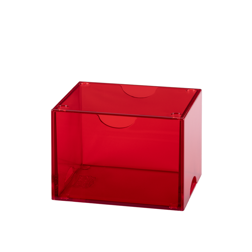 Dragon Shield Strongbox 100+ Deck Box - Clear Red