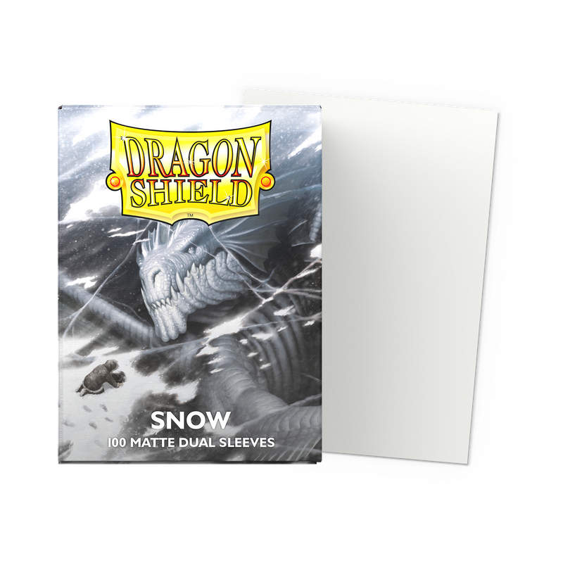Dragon Shield Matte Dual Sleeves - Snow 'Nirin' (100ct)