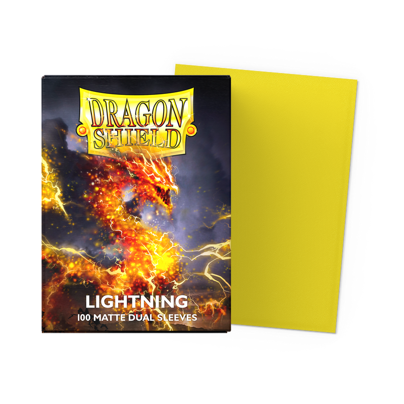 Dragon Shield Matte Dual Sleeves - Lightning 'Ailia' (100ct)