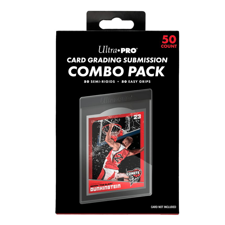 Ultra Pro Card Grading Submission Combo - 50 Semi-Rigids + 50 Easy Pull Sleeves