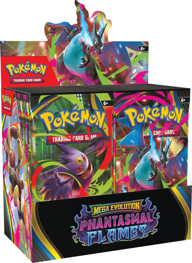Pokémon Mega Evolution: Phantasmal Flames Booster Box | Sealed
