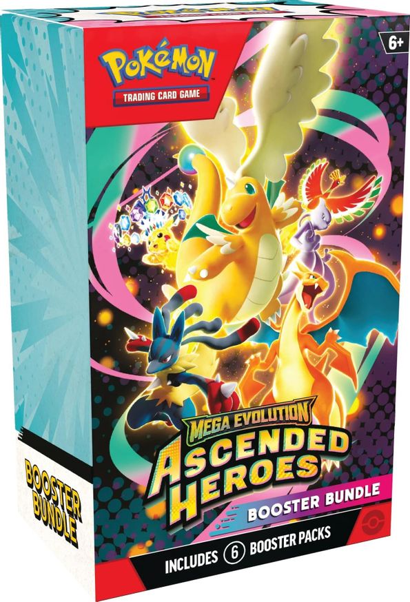Pokémon Mega Evolution: Ascended Heroes Booster Bundle | Sealed