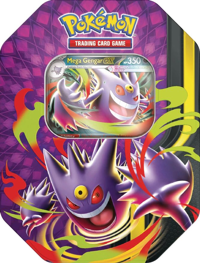 Pokémon Mega Moonlit Tin Mega Gengar ex (Sealed)