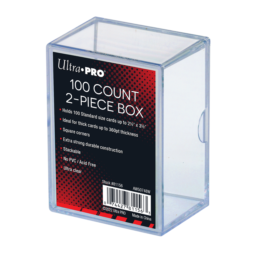 Ultra Pro 2-Piece Slide Box - 100ct