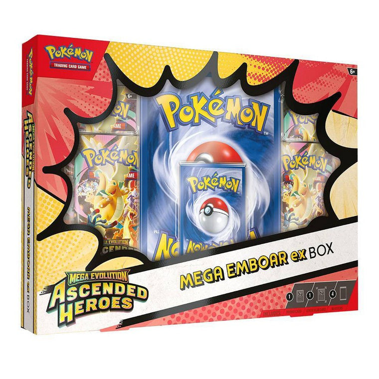 Pokémon Ascended Heroes Mega Emboar ex Box (Sealed)