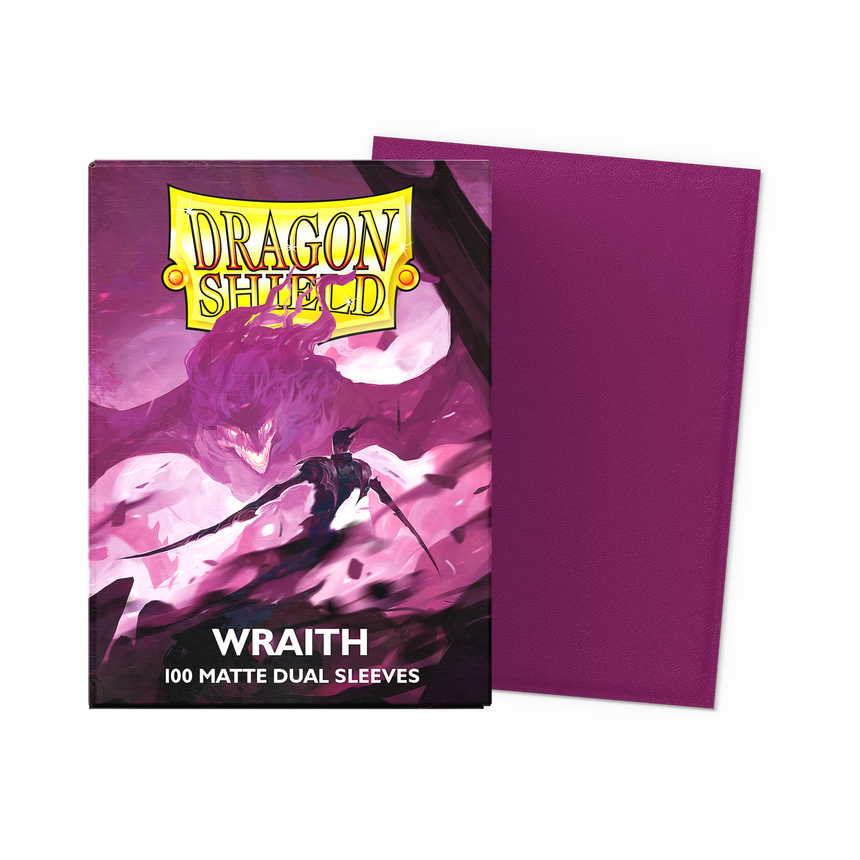 Dragon Shield Matte Dual Sleeves - Wraith 'Alaric, Chaos Wraith' (100ct)