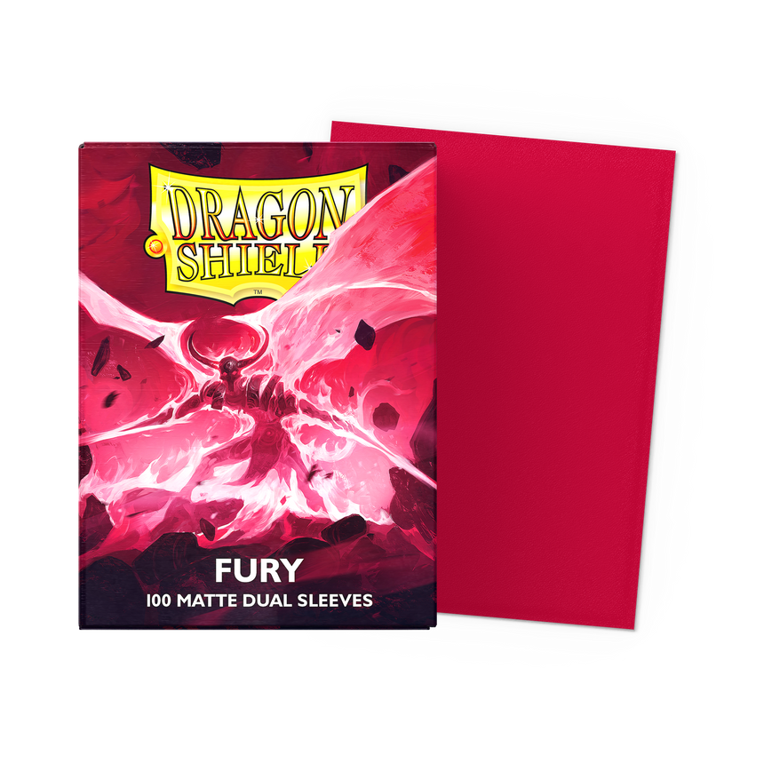 Dragon Shield Matte Dual Sleeves - Fury 'Alaric, Crimson King' (100ct)